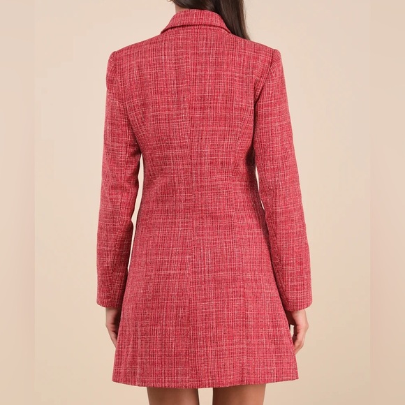 Brand new lulus red blazer dress - Picture 2 of 3
